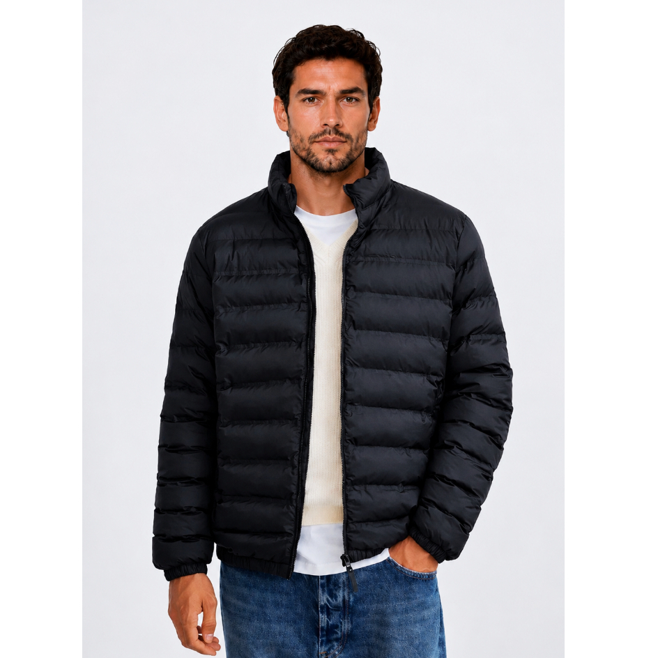Jaqueta Puffer De Frio Intenso Inverno Blusa Impermeável Para Neve Com Capuz Removivel