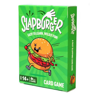 Jogo de Cartas SLAPBURGER - Reflexos Rápidos e Diversão em Família e Festas de 2 a 6 Jogadores