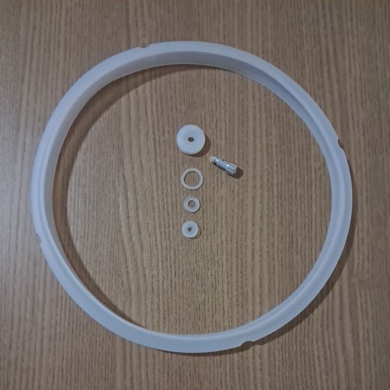 kit Borracha Anel de vedação para panela de pressão elétrica 5 e 6 litros, 22 cm + 1 pino de segurança. Fácil instalação