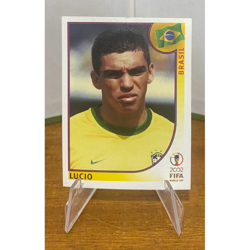 Figurinhas Copa 2002 - Jogadores Brasil - Panini Brasil - Lucio Vampeta Edmilson