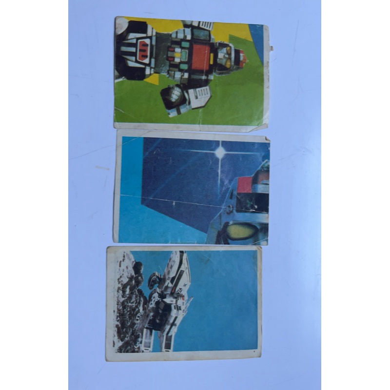 3 Figurinhas jaspion Changeman 1989 - ref:EDN