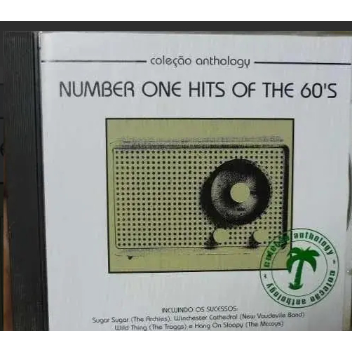 Cd Number One Hits Of The 60's Sucessos Originais Lacrado SELO COQUEIRO VERDE