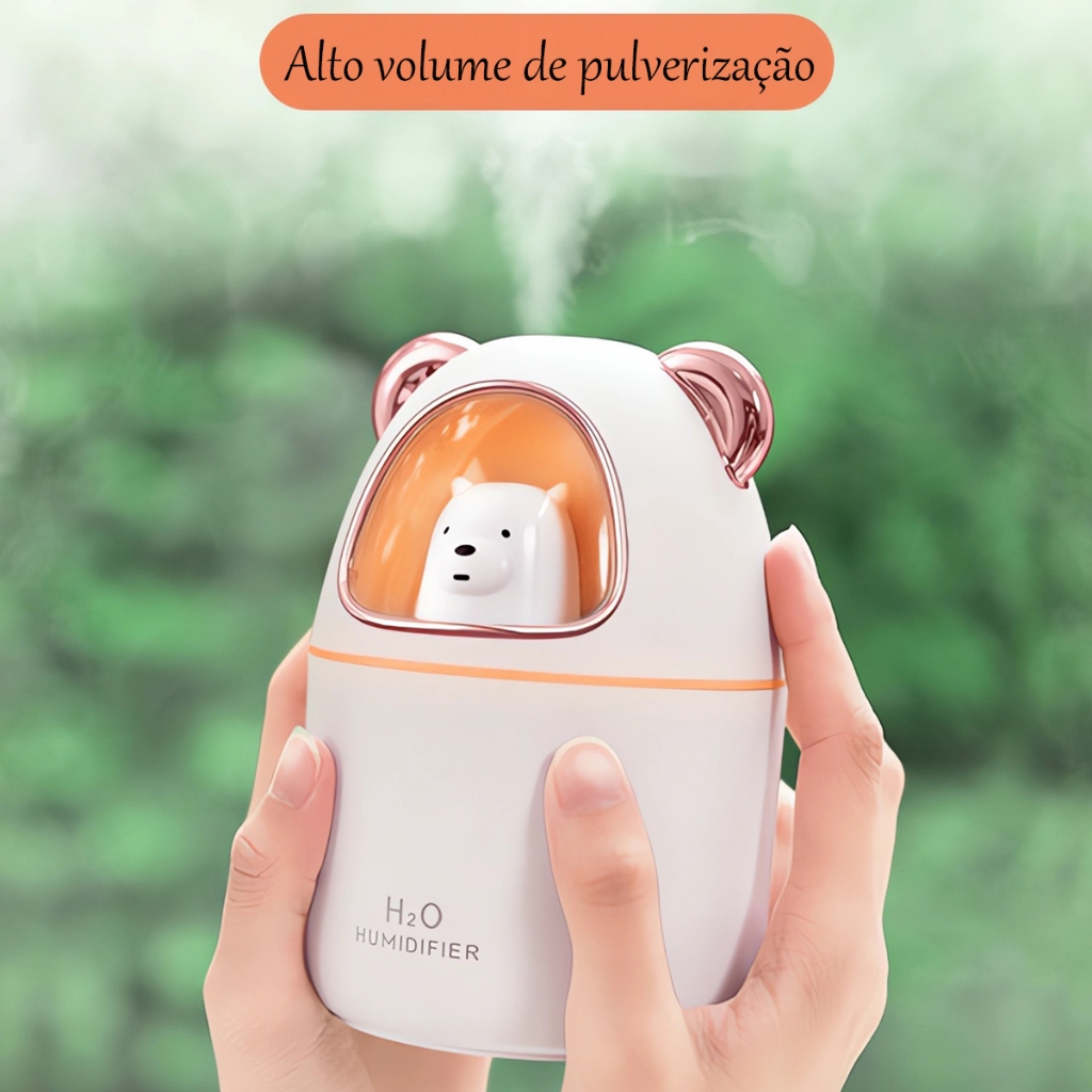 Mini Umidificador E Aromatizador De Ar Ambiente Climatizador Difusor Aparelho Purificador Portátil USB Aromas