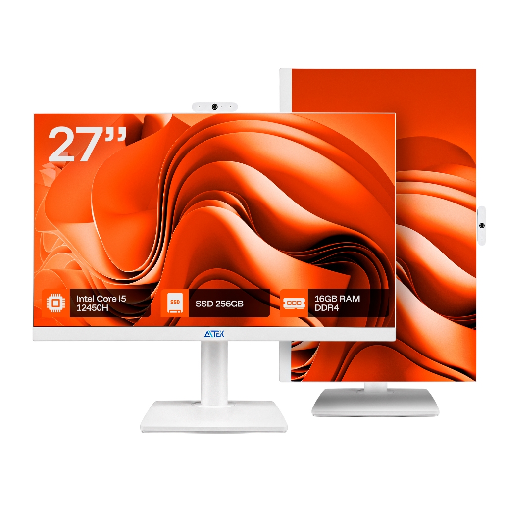 Computador All In One 27" Full HD Intel Core i5 12ª Geração 16GB SSD 256GB Wi-Fi