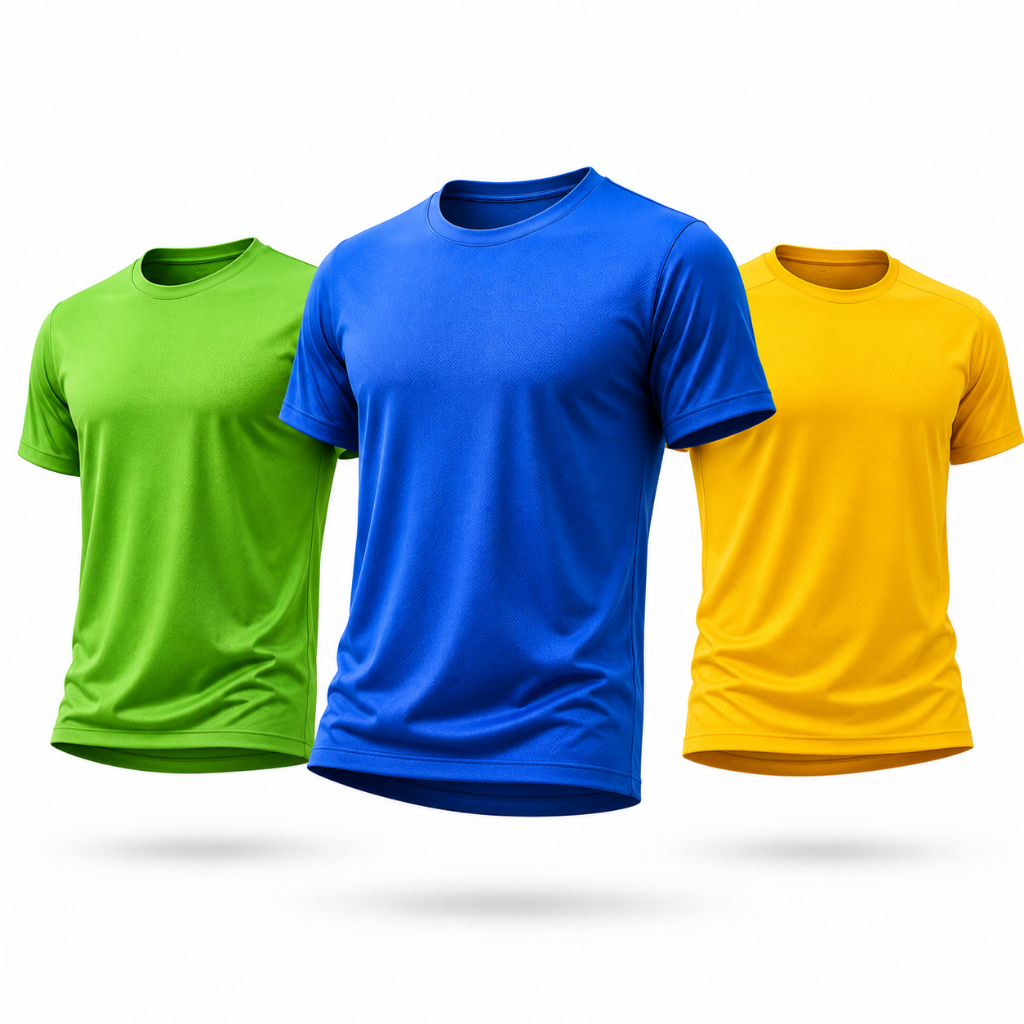 Camiseta Academia Dry Fit Masculino Tecido Leve Camisa Esporte Treino Musculação Premium Conforto