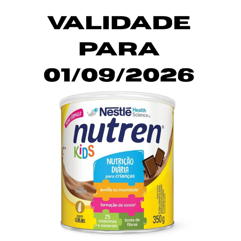 Nutren Kids Chocolate Complemento Alimentar Lata 350g