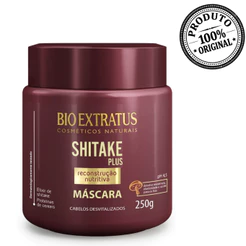 Máscara Shitake Plus 250 - Hidratação Profunda e Brilho Intenso