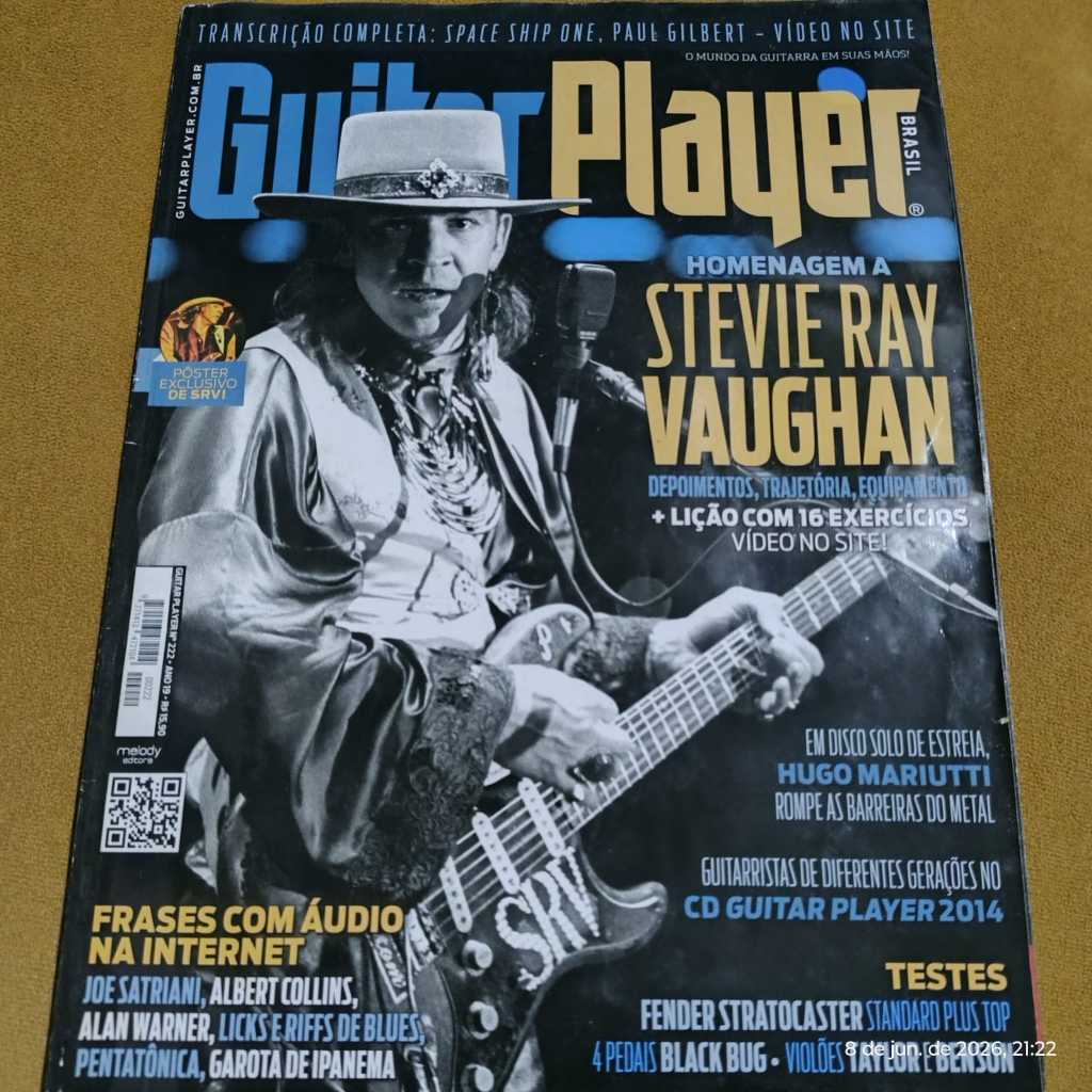 Revista Guitar Player nr 222. Especial: Stevie Ray Vaughan. 10/2014