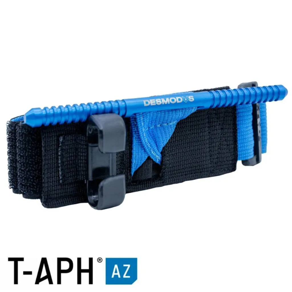 Kit Porta torniquete PRETO mais Torniquete AZUL - Desmodus
