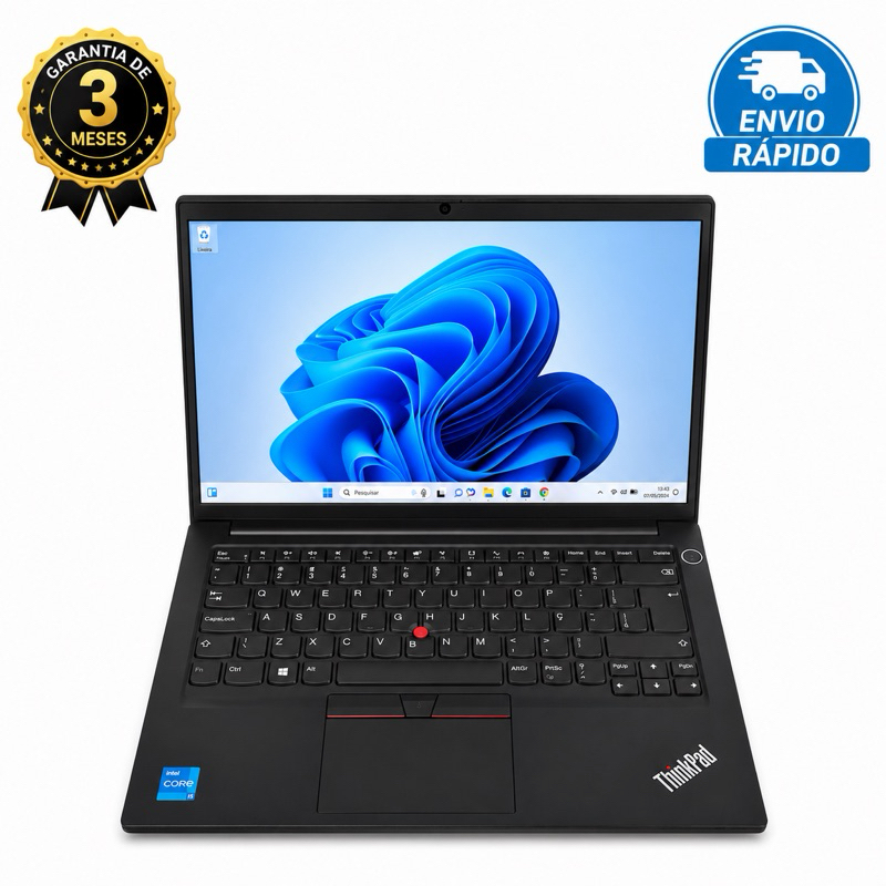 Notebook Lenovo Core I7 11ª Geração Thinkpad E14 16GB Memória ram e 256GB de SSD - RECONDICIONADO