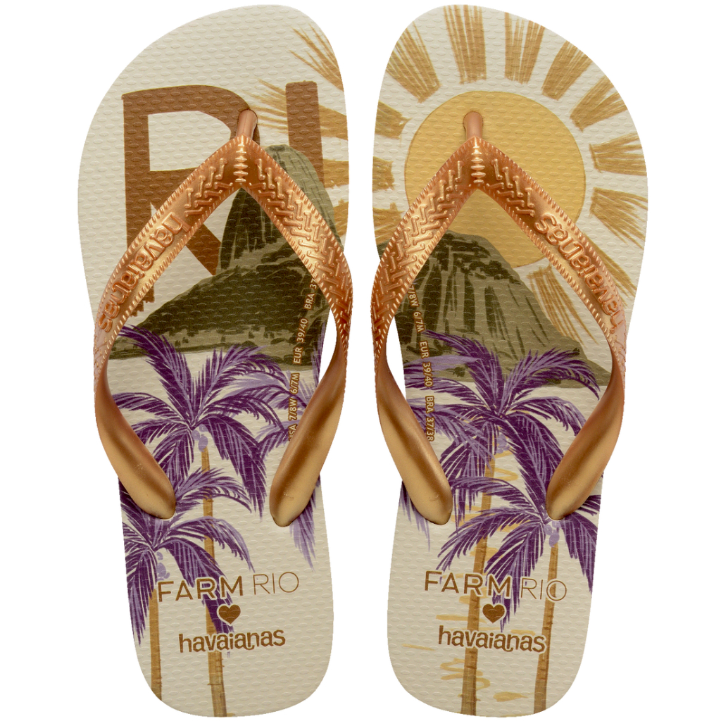 Chinelo Havaianas Farm Rio