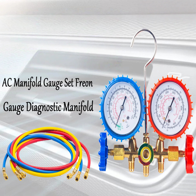 Manifold  (R22 - R134A - R404A) Mangueira 0,90m VLCT-536