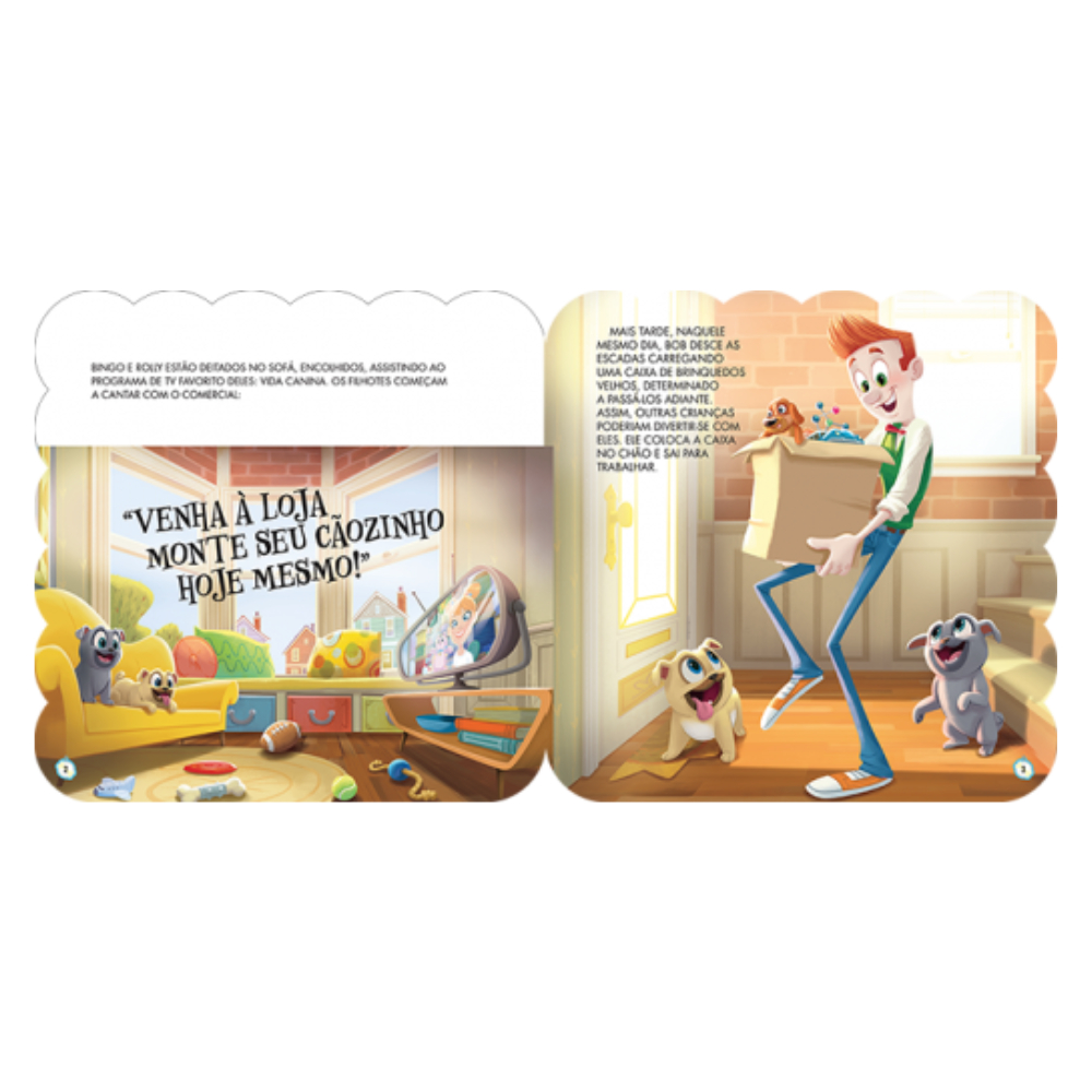 Livro Infantil Minhas Primeiras Histórias Disney Bingo e Rolly · foto 2