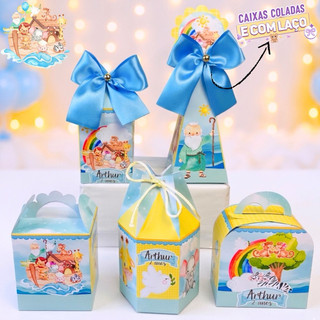Kit lembrancinhas personalizadas Arca de Noé/ Caixas Arca de Noé/Aniversario Arca de Noé