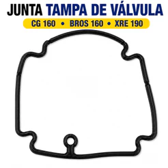 Junta Tampa Válvula CG 160 Titan 160 Bros 160 XRE 190 Vedação Guarnição Honda