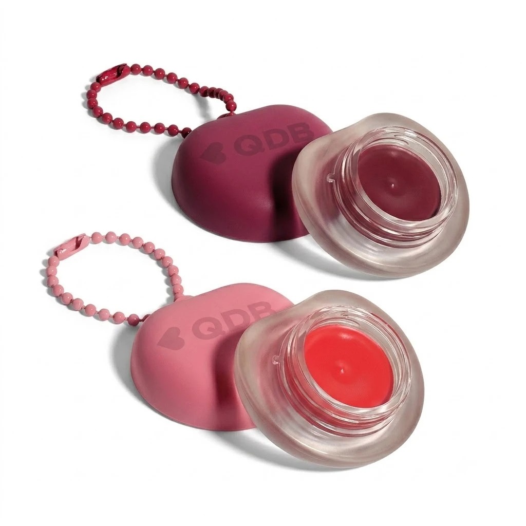 Combo Mochi Blur: Batom E Blush Rosa Lichia Sakura 3,5g + Batom E Blush Roxo Amora Fuji 3,5g