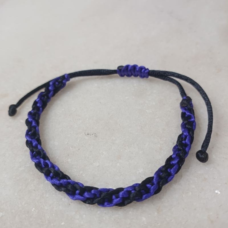 Pulseira DNA Sagrado - Mistério, Axé e Proteção de Pombogira Maria Mulambo em macramê/Umbanda/Candomblé/Quimbanda