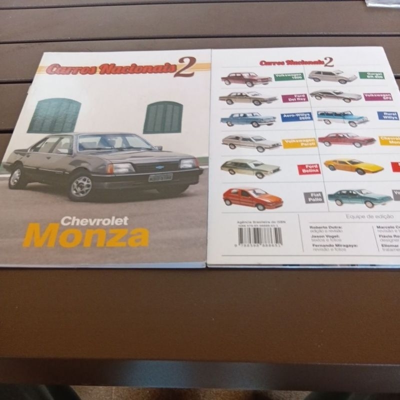 fascículo carros nacionais Monza