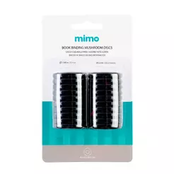 Disco Cogumelo para Caderno Inteligente Preto Mimo - 35 mm - 20 Unids