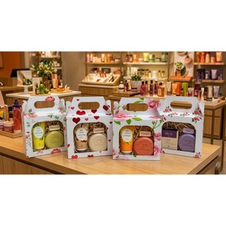 Kit Caixas Embalagens de Presente Cosméticos Doces e Presentes Estampadas Floral (KIT COM 10 CXS )