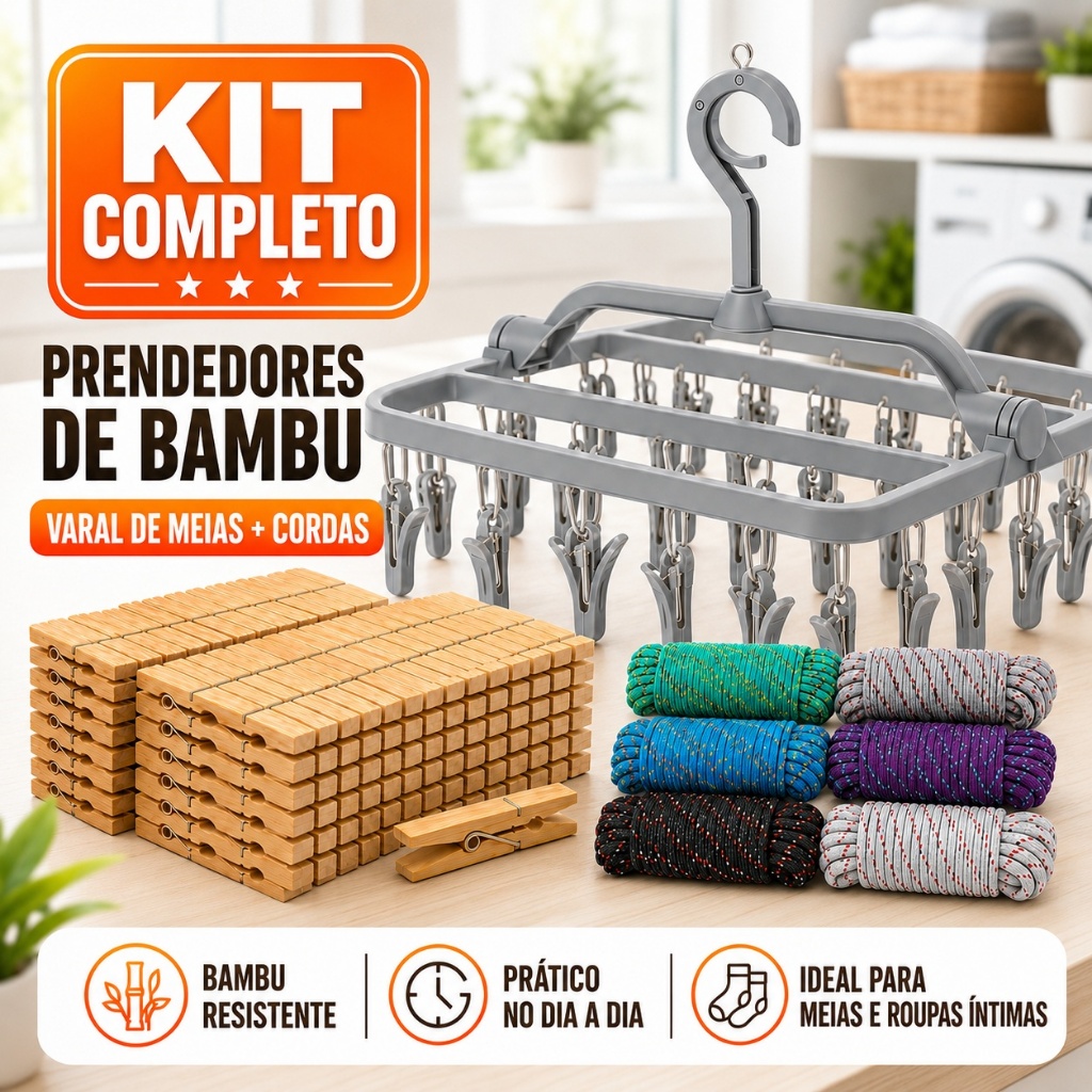 Varal de Roupa Prendedor de Roupa Varal Pregador de Roupa Varal de Roupa Intima Corda