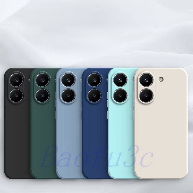Kit 2X1 - Xiaomi Poco X8 Pro 5G - Capa Silicone Aveludada Colorida + Película Frontal Ceramica 9D