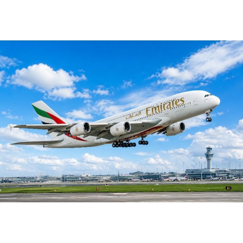 Emirates Airlines Airbus 380 15cm Metal A380 Aviação Avião Modelo Aeronave Colecionável Brinquedo