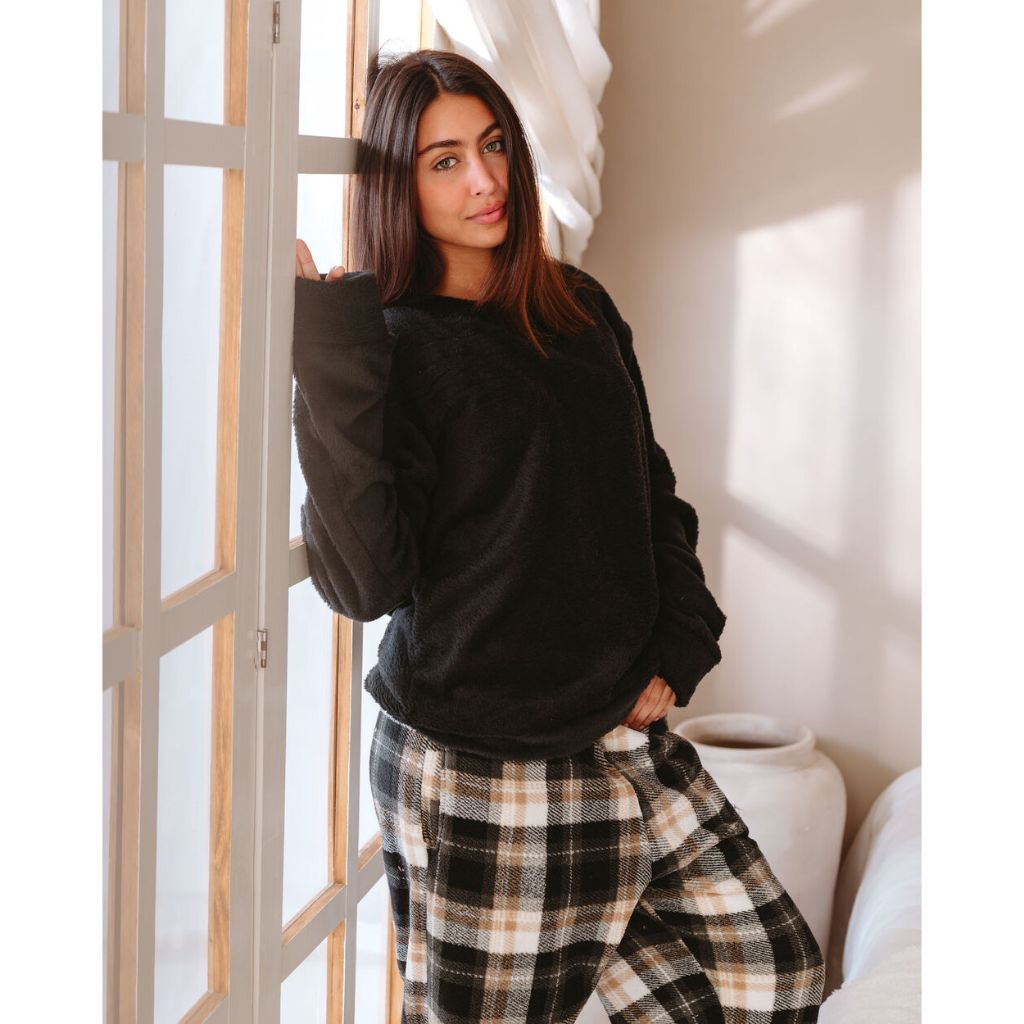 Pijama Teddy Fleece Ultra Soft Masculino e Feminino – Super Quentinho para o Inverno