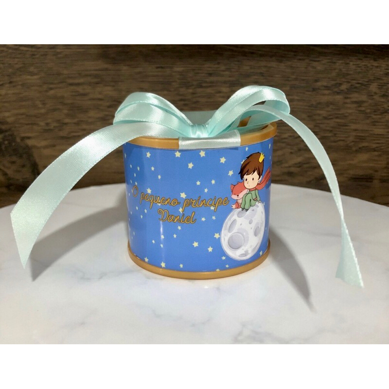 Kit Tubolatas Personalizadas Pequeno Príncipe 5x6 | Lembrancinha Chá de Bebê | Aniversário Infantil | Maternidade