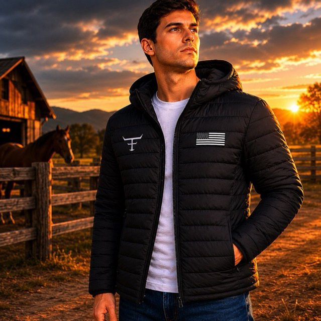 Jaqueta Bobojaco Rodeio Texas Farm USA Lateral Reforçada Nylon Frio Corta Vento