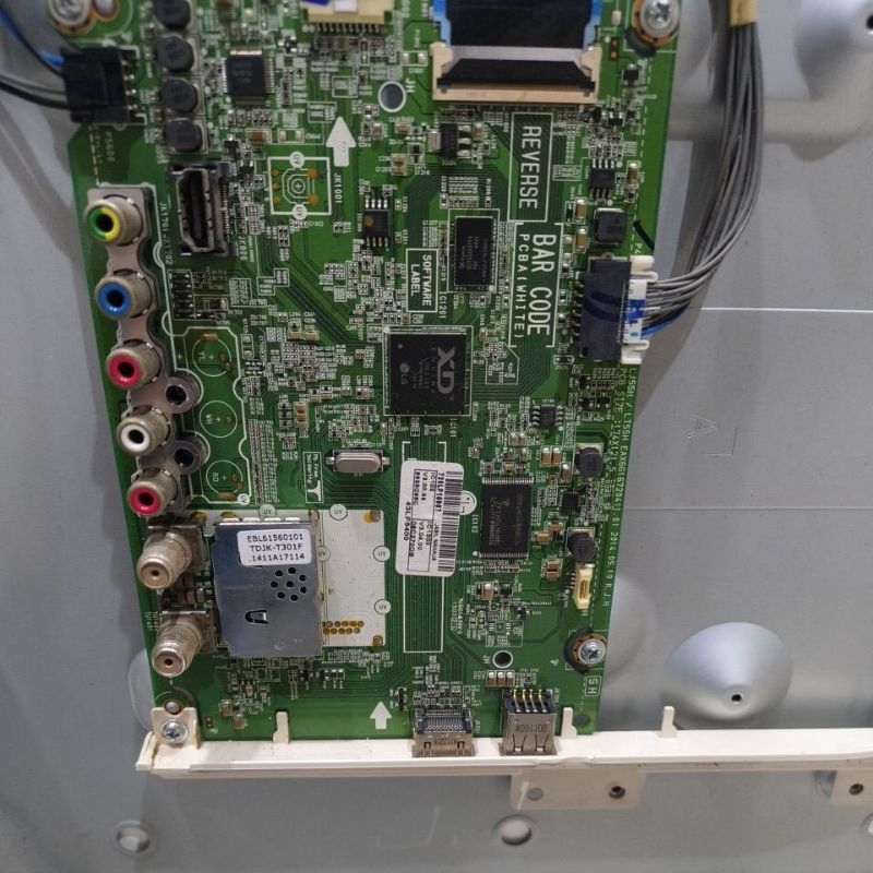Placa Principal da TV LG 43LF5400,  código de peça é EAX66167204.