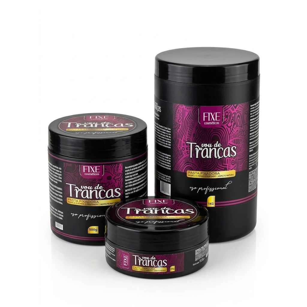 Pasta Modeladora Vou de Tranças- Alta Fixação e Aspecto Natural (Vários Tamanhos)