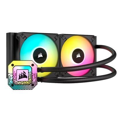 Water Cooler Corsair iCUE H100i Elite Capellix, RGB, 240mm, Preto