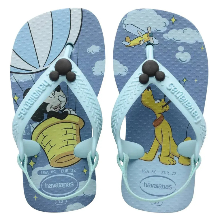 Chinelo Infantil Havaianas BABY DISNEY - MICKEY  e PLUTO