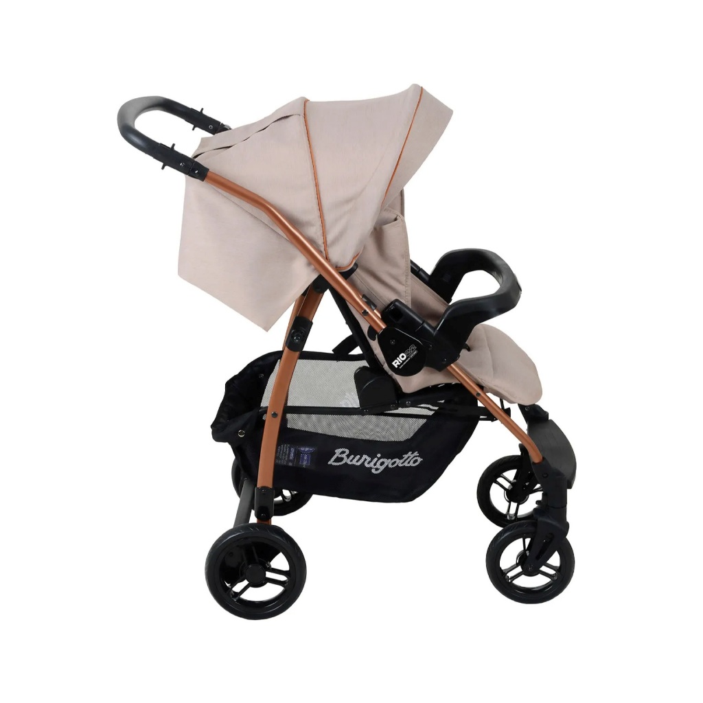 Carrinho e Bebê Conforto Rosa Rio 22 Mon Amour Burigotto (0 À 22Kg) · foto 2