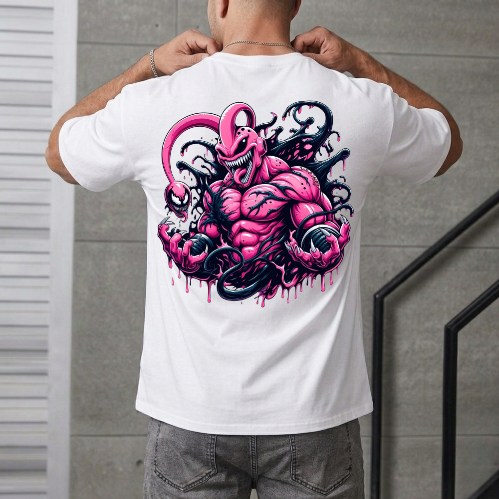 Camisa Oversized Larga Para Academia Musculação ESTILO Anime Dragon Ball Estampado 100% Algodão