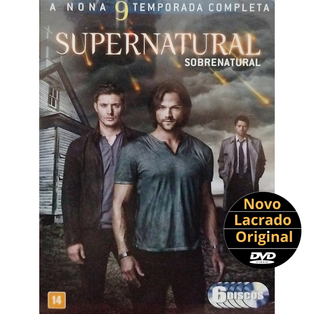 Box DVD Supernatural 9ª Temporada Completa - Novo, Lacrado e Original - A Batalha Continua!