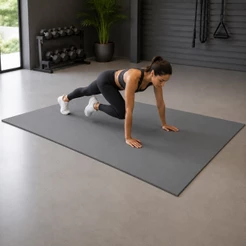 Tapete de Yoga Extra Grande 1,80x1,20 Fitness Yoga Pilates Antiderrapante