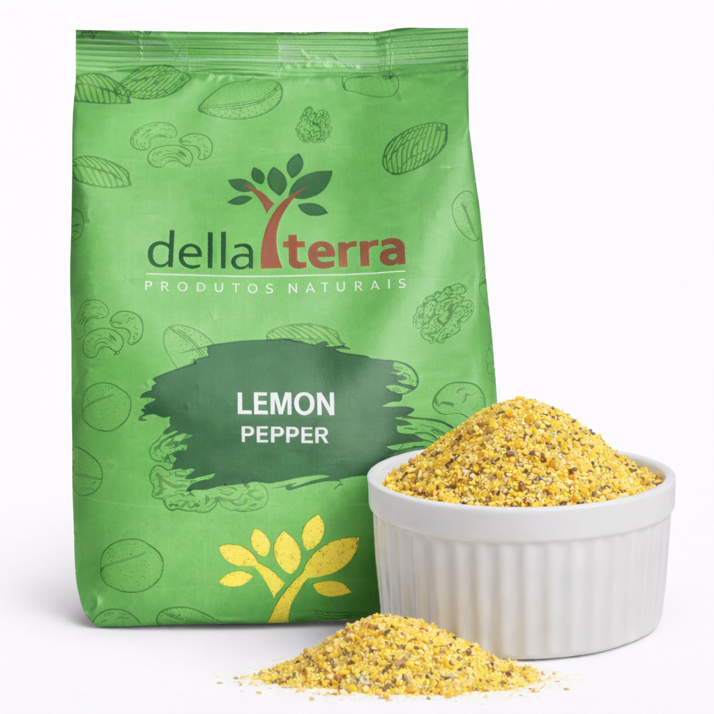 Tempero Lemon Pepper Premium 1 Kg - Della Terra