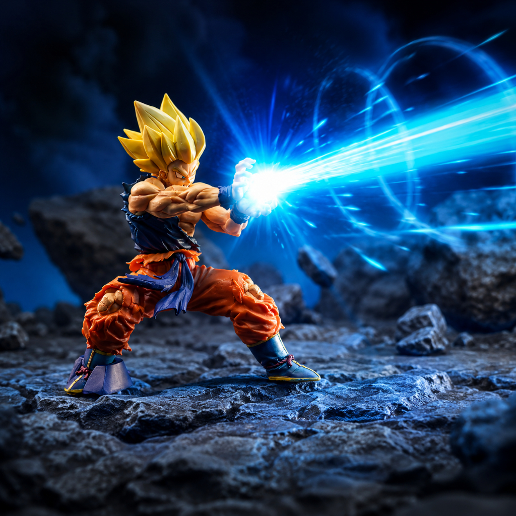 Action Figure Goku Super Saiyajin Anime Dragon Ball Z Boneco Colecionável Decoração Geek