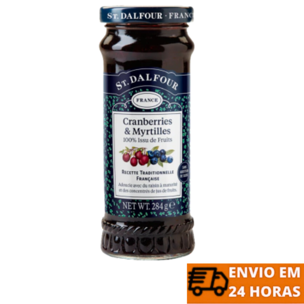 Geleia Francesa St Dalfour Mirtilo Myrtilles 284 g Importada