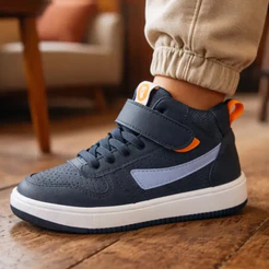 Tênis Botinha Infantil Ortopasso Casual Force One Confortável Conforto Macio Estiloso Cano Alto