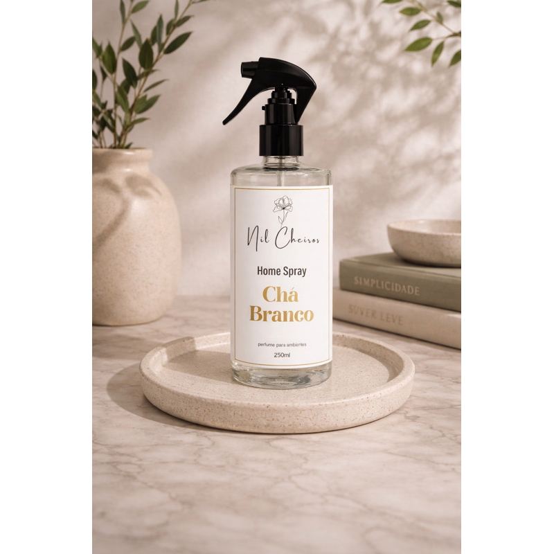 Imagem Home Spray Aromatizador de Ambiente Chá Branco 250ml – Aroma Sofisticado e Relaxante | Nil Cheiros