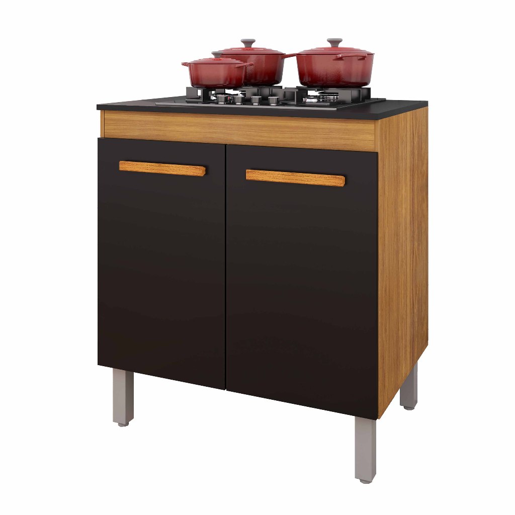 Balcão De Cozinha Para Cooktop 2 Portas - Jade