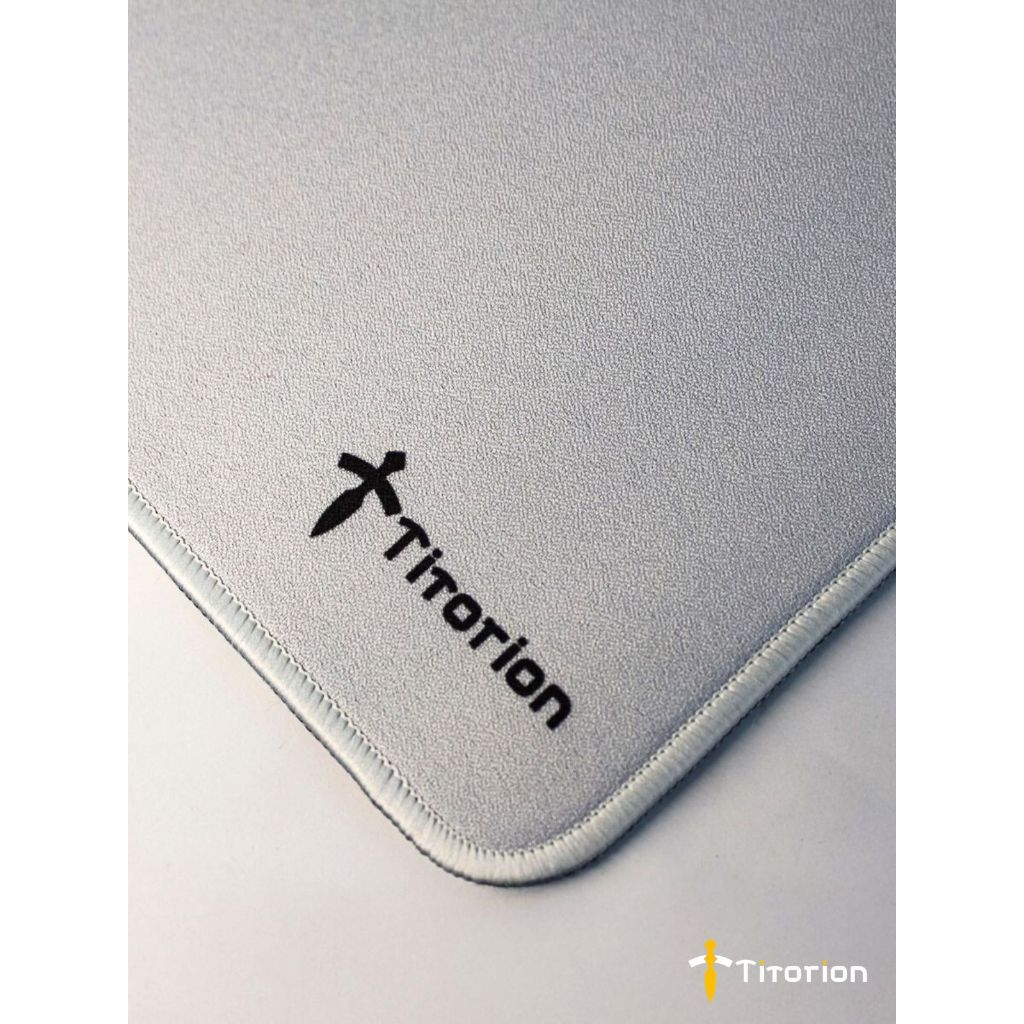 Mouse Pad Gamer APEX Control Profissional 49x42 Deskpad Branco Preto Hexágono Ergonômico Titorion