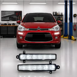 Led Drl Citroen C3 2013 Até 2021