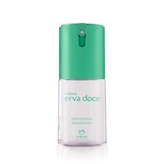 Desodorante Corporal Erva Doce NATURA - 100 ml; Completo ou Refil; ORIGINAL SOU REVENDEDORA
