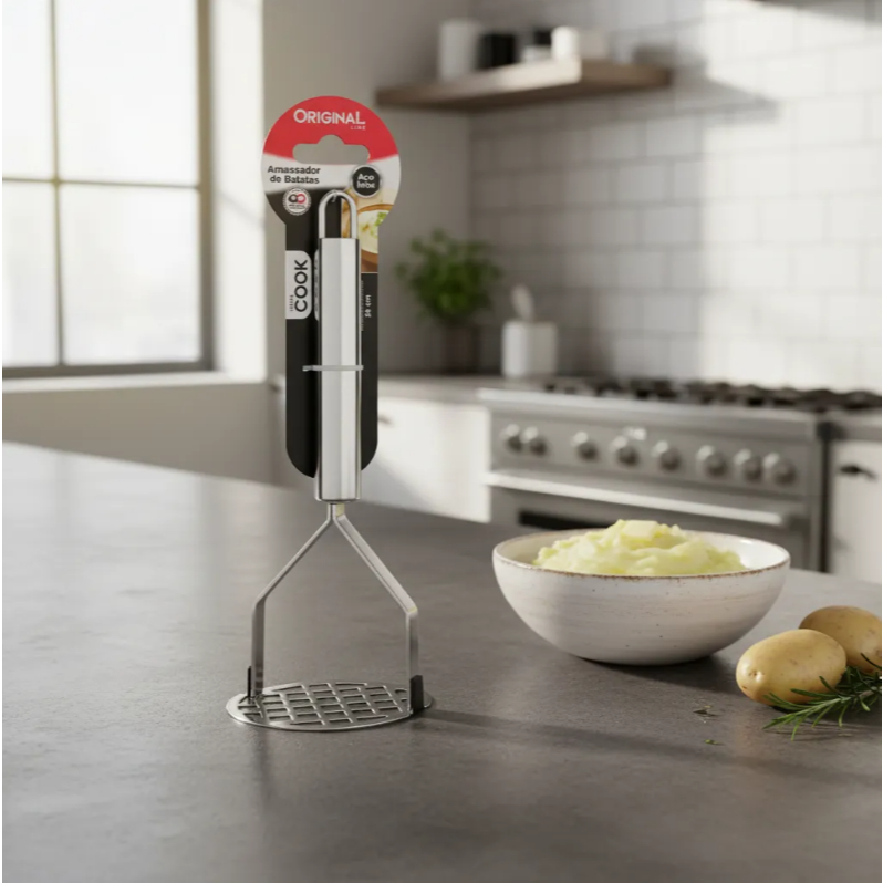 Amassador Batata Legumes Feijão Sopa 26cm Jjb Utilidades