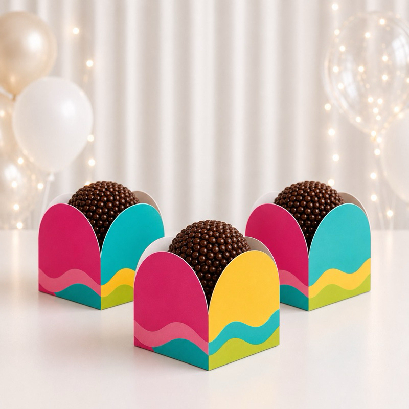 (ENVIO IMEDIATO) Forminha de doces DERREPENTE 30 Lembrancinha, aniversário, personalizado no tema DECORAÇÃO