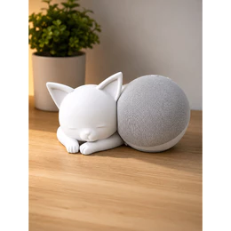 Suporte Alexa Gatinho Fofo Echo Dot 4ª e 5ª Geração e Echo Pop Para Amantes de Gatos